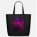 Stars Shine Black Eco-Friendly Tote Bag